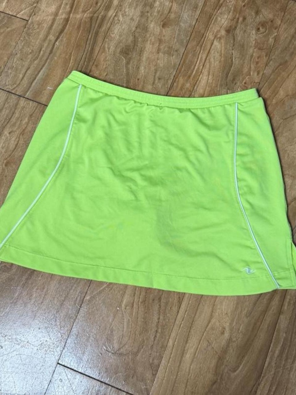 Athletic Neon Lime A-Line Skort - Women